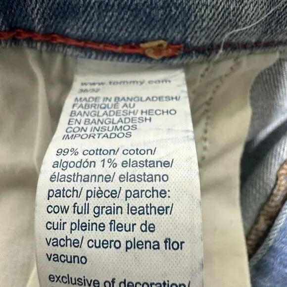 Tommy Hilfiger Herren Jeans  W36 L32‎  Denton Stretch Straight Y2K Workwear - Picture 6 of 9